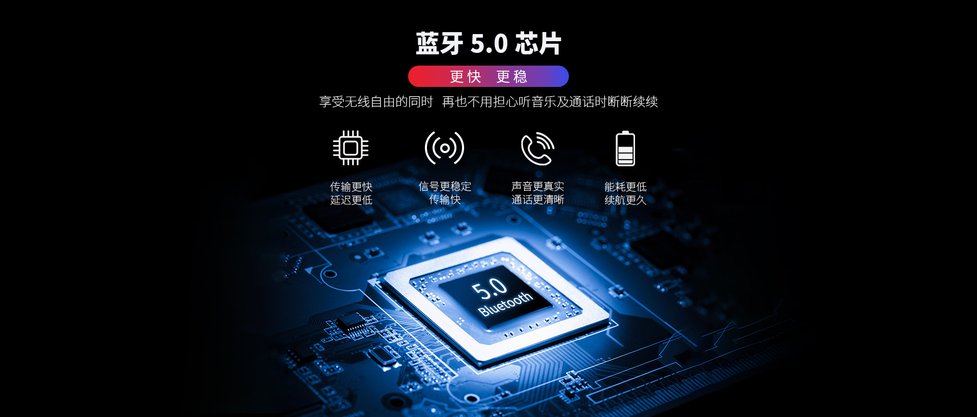 H5 无线蓝牙耳机